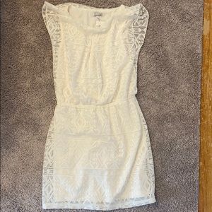 White lace dress